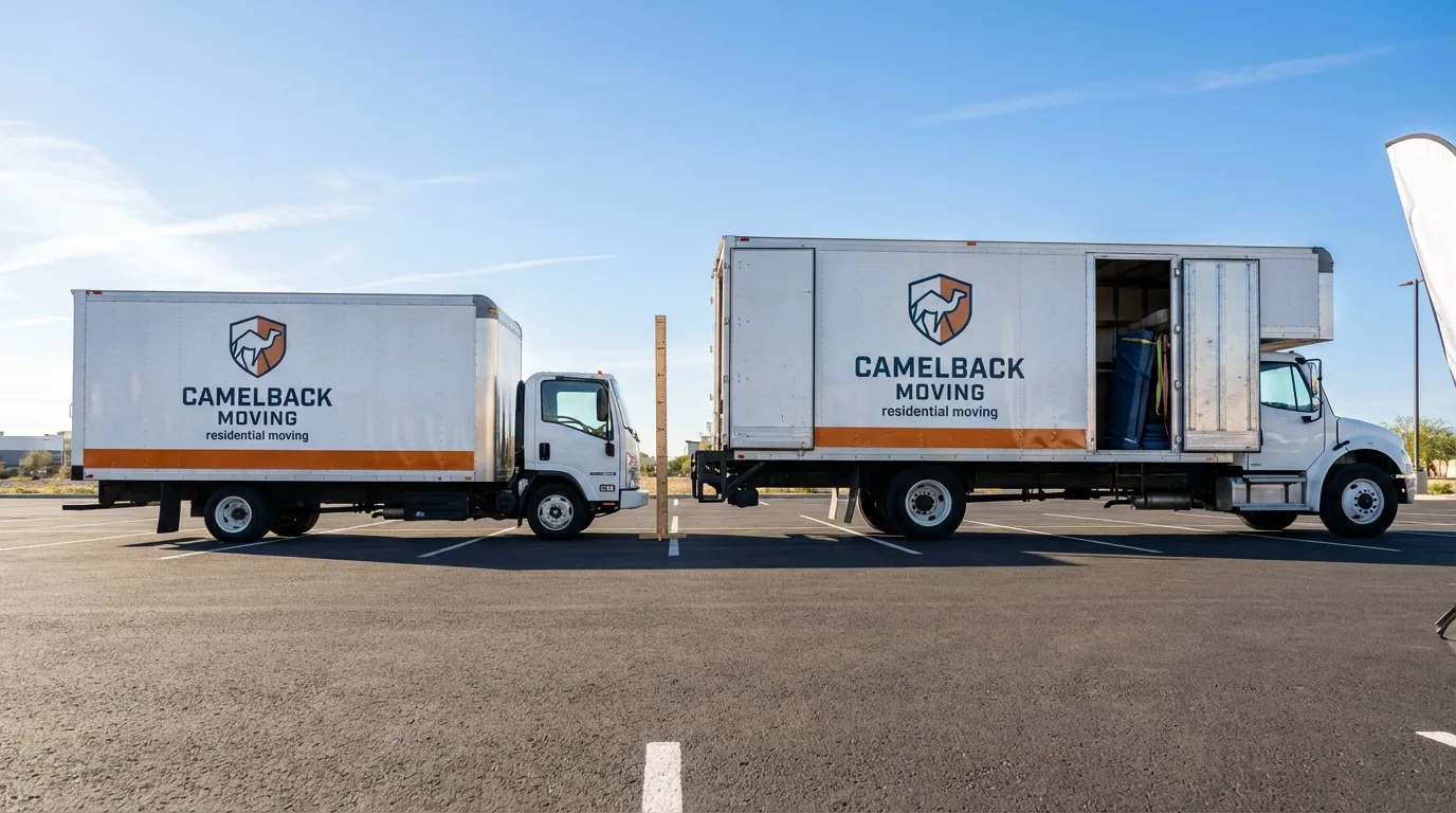 Moving truck size capacity guide in Huntington Woods